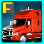 car transporter parking game android application logo